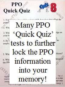 PPO license test sample questions